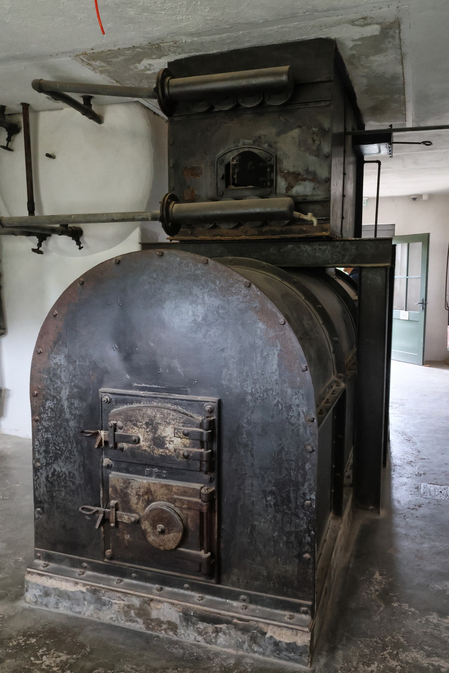 Le four crématoire du camp de concentration de Natzweiler-Struthof.