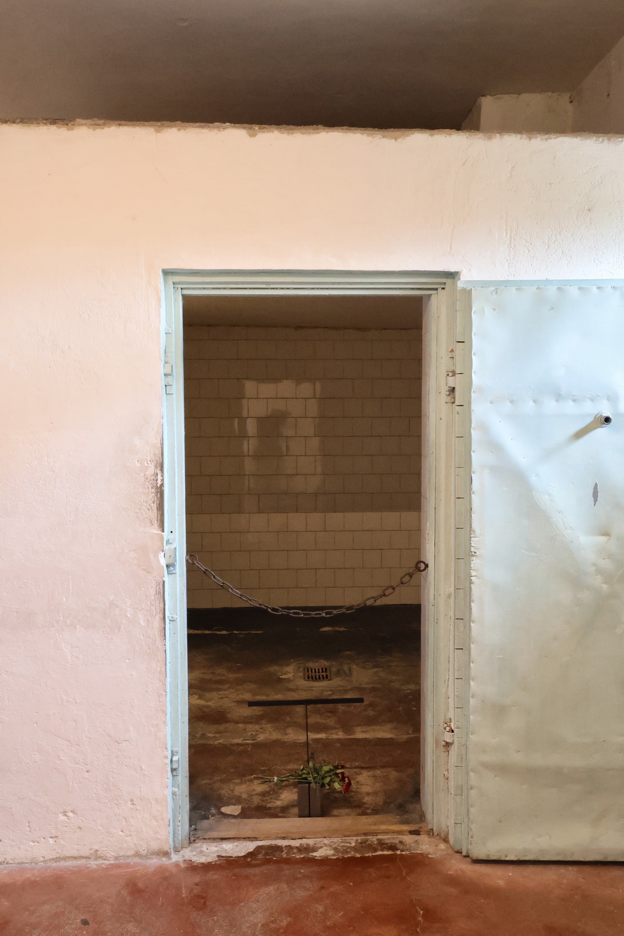 La chambre à gaz du camp de concentration de Natzweiler-Struthof.
