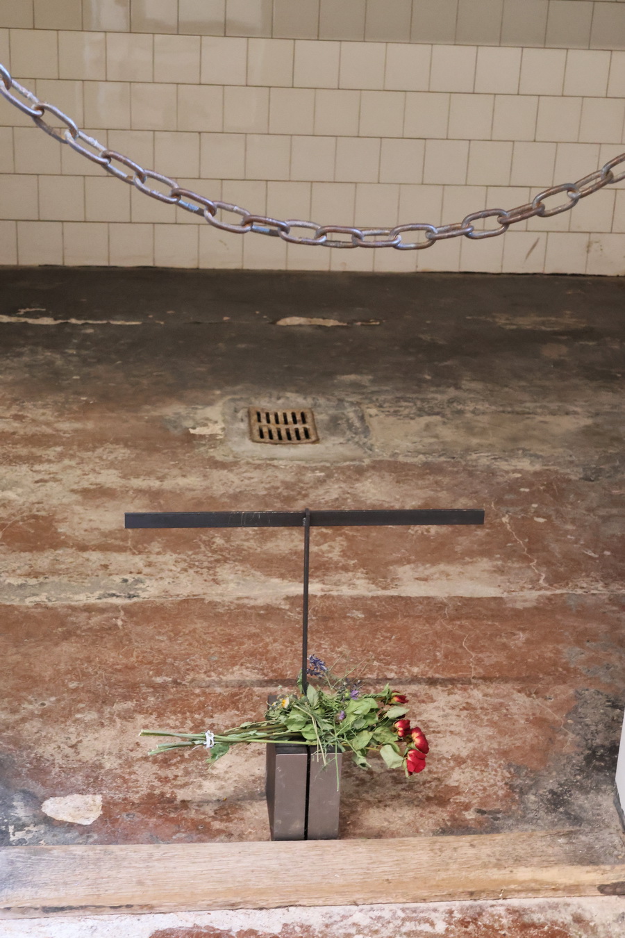 La chambre à gaz du camp de concentration de Natzweiler-Struthof.