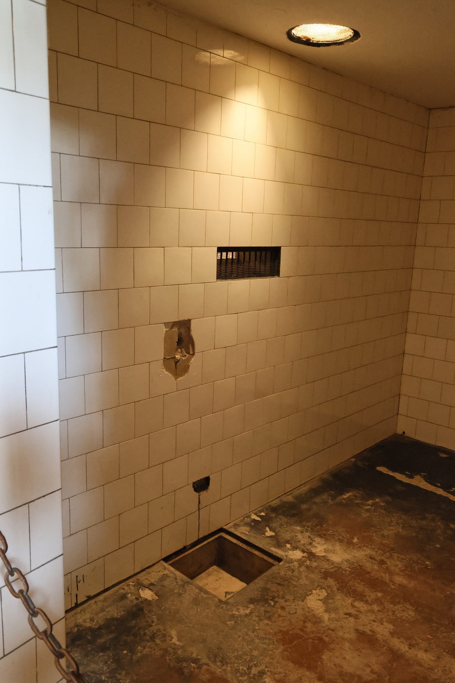 La chambre à gaz du camp de concentration de Natzweiler-Struthof.