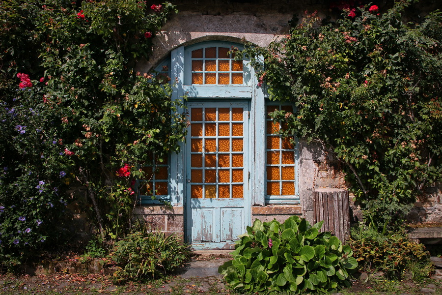 Landévennec (Finistère) - Près de l'ancienne abbaye.