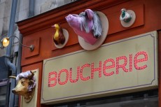 Boucherie du Bouffay, à Nantes (Loire-Atlantique) - Rue du Bouffay.